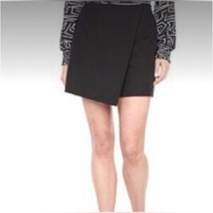 worthington Black Trouser Skort Size 8 NWOT